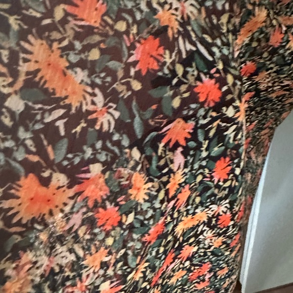 Babydoll 3/4 length sleeves floral print - Picture 5 of 6